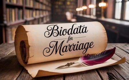 Bio Data for Marriage Simple & Neat Design