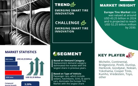 Europe Tire Market Size, Share, Trends, Growth Analysis, Report 2025-2030