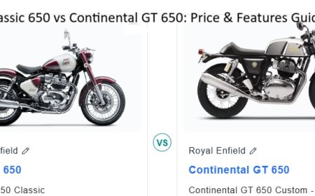 Classic 650 vs Continental GT 650: Price & Features Guide