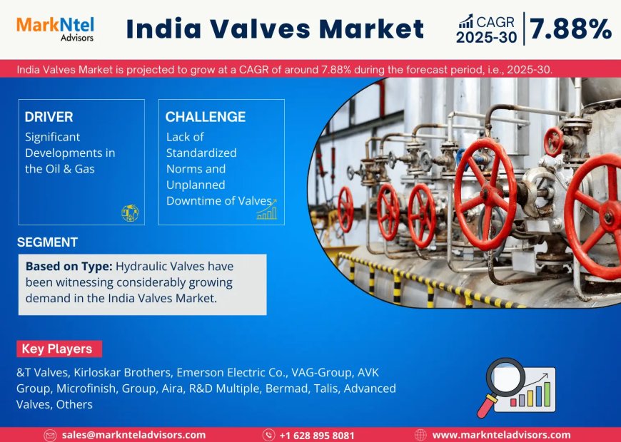 India Valves Market Value and Growth Projections for 2025 - 2030
